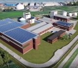 Nya avloppsreningsverket i Alvim. Illustration: Norconsult Nya avloppsreningsverket i Alvim. Illustration: Norconsult