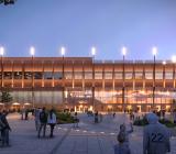 Ny multiarena i Kungsbacka. Illustration: Skanska Ny multiarena i Kungsbacka. Illustration: Skanska