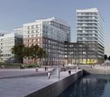 Skanska bygger 212 lägenheter i Helsingfors. Illustration: Arkkitehtiryhma A6