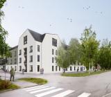 Skebäck vård- och omsorgsboende i Örebro. Foto: Marge arkitekter