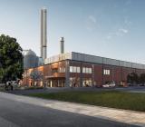 Nya Heleneholmsbadet i Malmö. Illustration: Liljewall