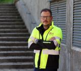 Emil Persson, Byggnads avtalssekreterare. Foto: Ulf Strand