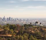 Los Angeles skyline sedd från Griffith Park. Foto: Colourbox