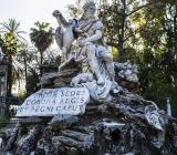 Staty av kung Triton i Botaniska trädgården i den sicilianska staden Palermo. Foto: Colourbox