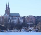 Del av Södermalm med Högalidskyrkan i Stockholm, sett från Norr Mälarstrand. Foto: Colourbox