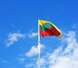 Litauens flagga. Foto: Colourbox