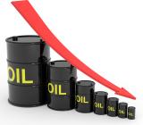 Grafik för nedgång på oljemarknaden. Illustration: Colourbox