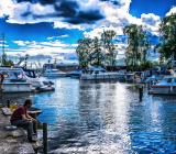 Trosa Hamn i sydvästra Sörmland. Foto: Colourbox