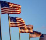 USA-flaggor. Foto: Colourbox