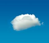 Moln mot blå himmel. Foto: Colourbox Moln mot blå himmel. Foto: Colourbox
