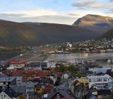 Vy över nordnorska Tromsö. Foto: Colourbox