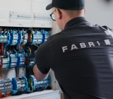 En av Fabris anställda. Foto: Instalco