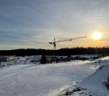 Biogas i Jämtland-Härjedalen bygger en ny biogasanläggning utanför Östersund. Foto: Instalco