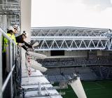 En del av Goodtechs CCTV-installationer på Tele2-arena i södra Stockholm. Foto: Goodtech