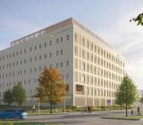 Nya häktet i Kalmar. Illustration: Kriminalvården Skandrenting Arconi