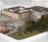 Hitachi Energys nya lokaler i Västerås. Illustration: Arkitekt Krook & Tjäder