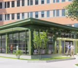 Illustration av Upplands Väsby kommunhus. Illustration: Tolark Arkitektbyrå