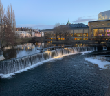 Centrala Norrköping med Motala Ström. Foto: Rolf Gabrielson