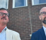 Malmbergs styrelseordförande Johan Folke (tv) och vd Stefan Andersson. Foto: Rolf Gabrielson