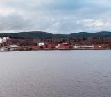 Svensk industrimiljö i Utansjö utanför Härnösand. Foto: Rolf Gabrielson