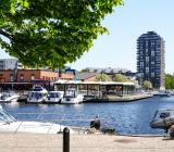 Inre hamnen i Karlstad. Foto: Karlstad kommun