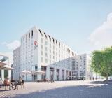 Osuuskauppa KPO:s nya hotell i Karleby. Illustration: L Arkkitehdit Oy Osuuskauppa KPO:s nya hotell i Karleby. Illustration: L Arkkitehdit Oy