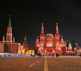 Kreml och Röda torget i Moskva. Foto: Colourbox