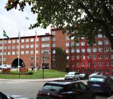 Byggnaden Tre Vapen i Stockholm, där FMV:s huvudkontor finns. Foto: Assemblin
