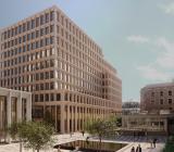 En del av det nya norska regeringskvarteret. Illustration: Skanska