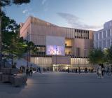 Stockholms konstnärliga högskola i Slakthusområdet. Illustration: Atrium Ljungberg