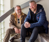 Torpheimergruppens delägare, grundare och koncernchef Lars-Göran Torpheimer (tv) och PLW Gruppens koncernchef Robert Lantz. Foto: Zandra Erikshed