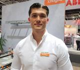 PM Flex kundansvarige Jesper Hansson på Elfack 2025. Foto: Agnes Karnatz