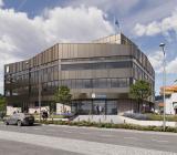 Nya polishuset i Örnsköldsvik. Illustration: NCC Nya polishuset i Örnsköldsvik. Illustration: NCC