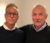 Mattias (tv) och Berne Göransson på Sandbäckens Rör i Malmö AB. Foto: Sandbäckens