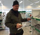 Tomas Dohan på DW El är en av pionjärkunderna vid Rexels och Selgas Gällivaretest med obemannad dygnet-runt-öppen butik. Foto: Selga