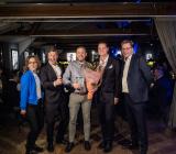 Prisutdelningen av Årets leverantör Sonepar Sverige 26-02-12. Från vänster till höger; Anette Karhu, Anders Nordlöw, Sebastian Jonson, Mikael Bill, Rickard Dittlau