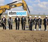 Byggstart för EBM-papsts nya logistiksatsning i Hollenbach. Foto: EBM-papst