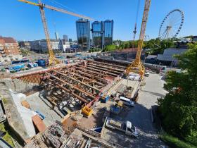 Korsvägen, del av Västlänken-projektet. Foto: Trafikverket
