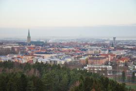 Vy över Linköping från Ramshäll. Foto: Claes Lundkvist