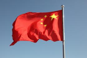 Kinesiska flaggan. Foto: Colourbox