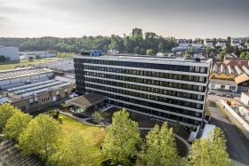 Georg Fischers huvudkontor i schweiziska Schaffhausen. Foto: GF Georg Fischers huvudkontor i schweiziska Schaffhausen. Foto: GF