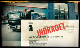 OBS bilden är ett montage. "Indraget"-stämpeln är en del av montaget och utgör inte en del av originaldokumentet. Foto: Malin Strandvall/Ambaurora Communications OBS bilden är ett montage. "Indraget"-stämpeln är en del av montaget och utgör inte en del av originaldokumentet. Foto: Malin Strandvall/Ambaurora Communications