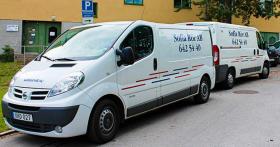 Servicebilar från Sofia Rör. Foto: Comfort Servicebilar från Sofia Rör. Foto: Comfort