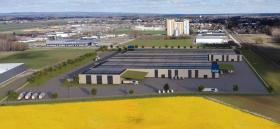 Solars nya logistikcenter i Kumla. Illustration: Solar Solars nya logistikcenter i Kumla. Illustration: Solar