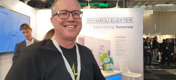 Rickard Ek, teknisk säljare på Harju Elekter. Foto: Agnes Karnatz