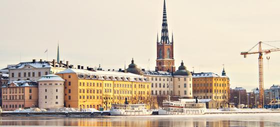 Vy över Stockholm vintertid. Foto: Colourbox Vy över Stockholm vintertid. Foto: Colourbox