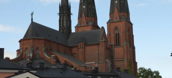 Skyline från Uppsala med domkyrkan. Foto: Colourbox Skyline från Uppsala med domkyrkan. Foto: Colourbox