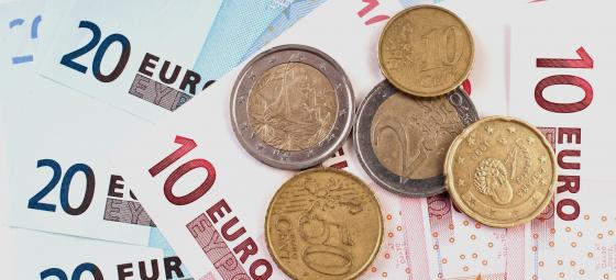 Eurosedlar och -mynt. Foto: Colourbox Eurosedlar och -mynt. Foto: Colourbox