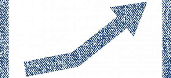 Uppåtriktad trend. Illustration: Colourbox