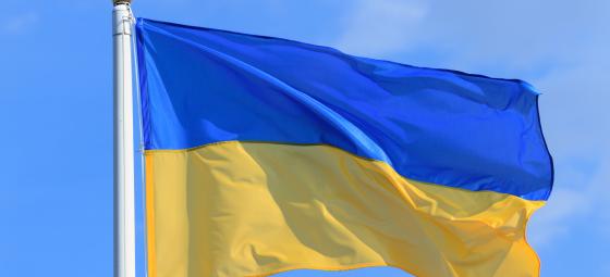 Ukrainas flagga. Foto: Colourbox Ukrainas flagga. Foto: Colourbox